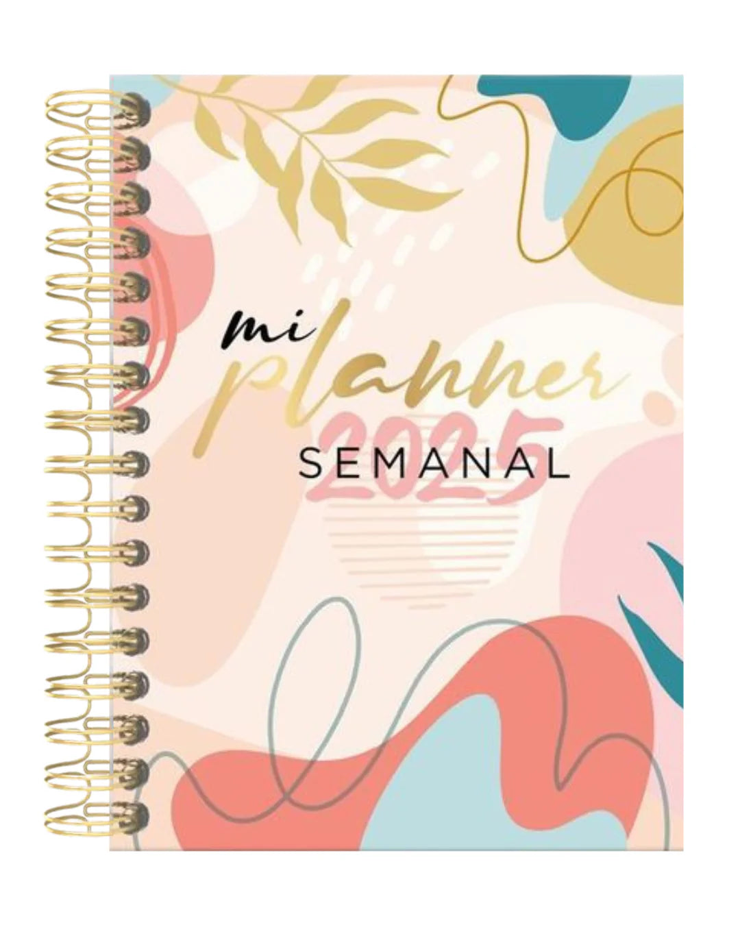 Planner semanal 2025 Rosa Oro