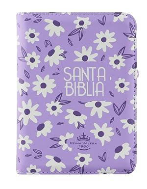 Biblia RVR60 Bolsillo Lila Canto Lavanda