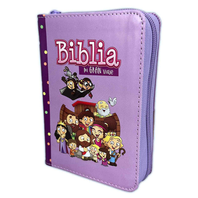 Biblia RVR1960 Mi gran viaje lila