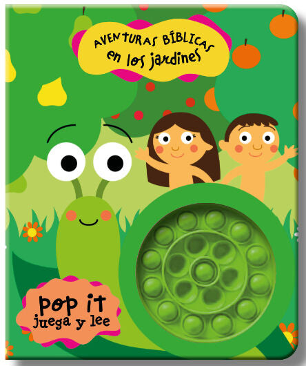 Lee y juega aventuras bíblicas en los jardines pop it