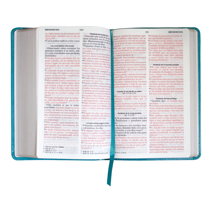Biblia RVR60 Clasica turquesa