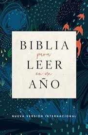 Biblia NVI Para leer en un año azul aves TR