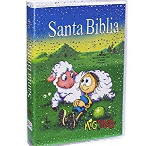 Biblia RVR Misionera azul niño - Librería Libros Cristianos - Biblia