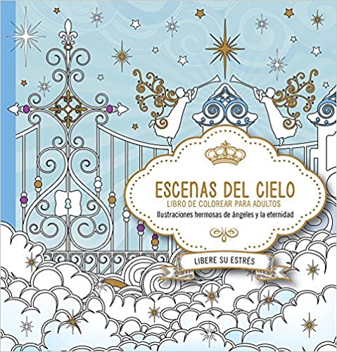 Escenas del cielo libro para colorear