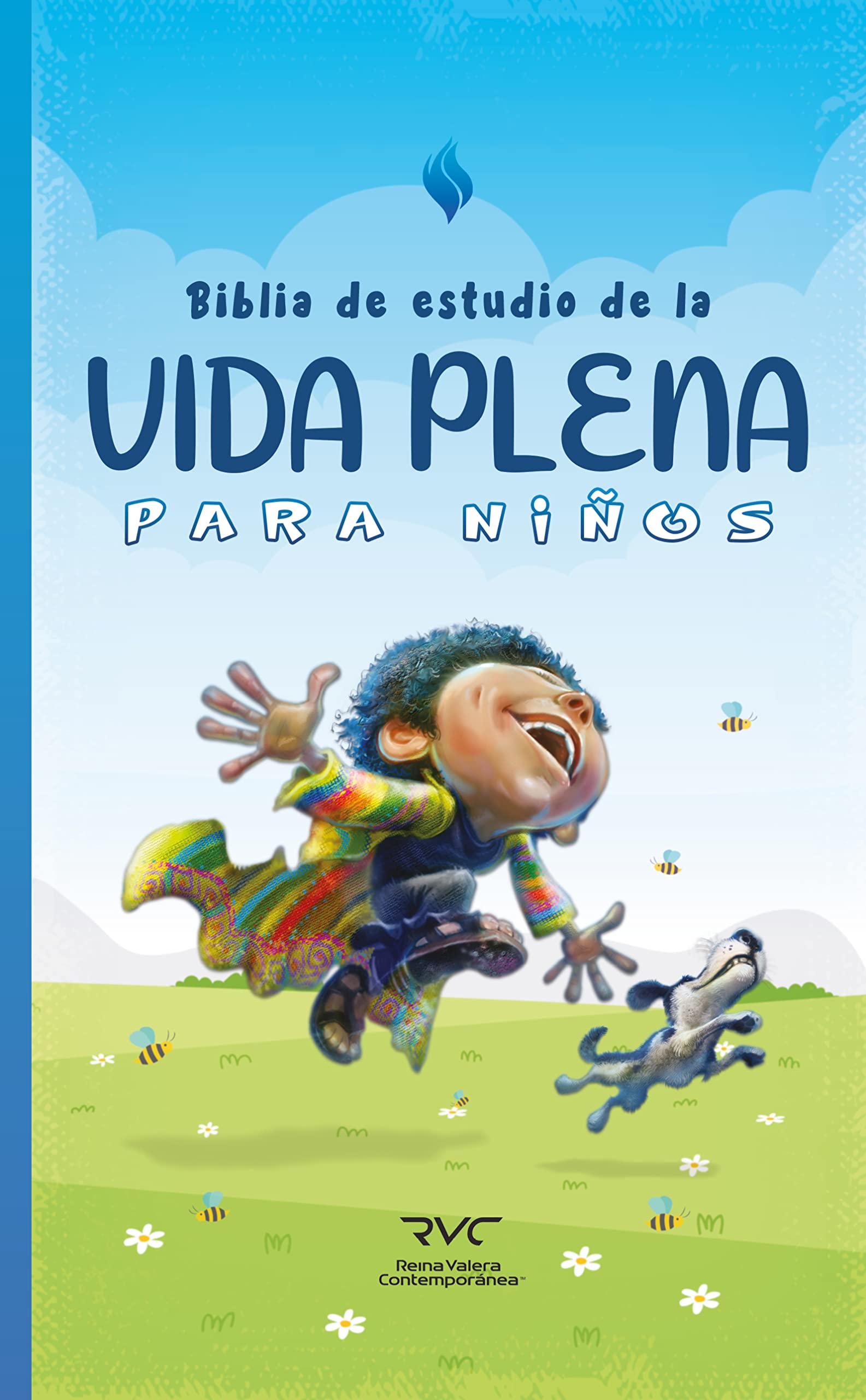 Biblia RVC Estudio vida plena para niños tapa dura - Librería Libros Cristianos - Biblia