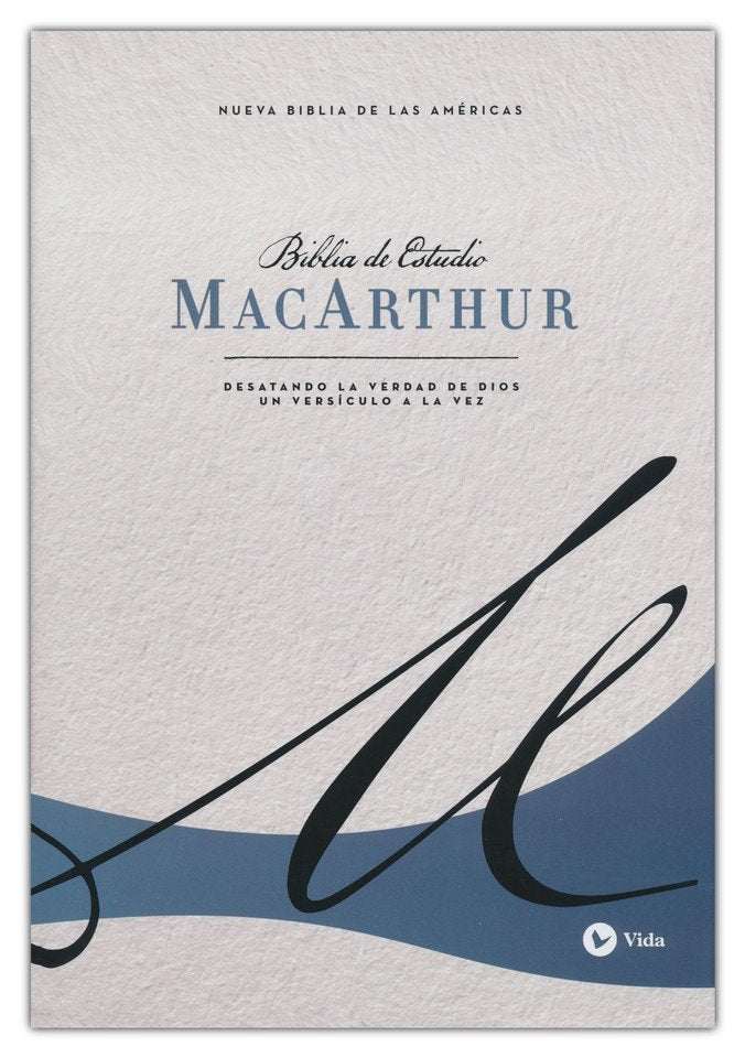 Biblia NBLA de estudio MacArthur TD azul - Librería Libros Cristianos - Biblia