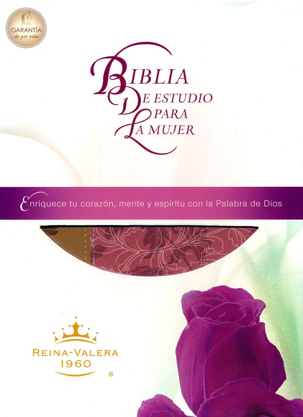 Biblia RVR60 de estudio para la mujer piel - Librería Libros Cristianos - Biblia