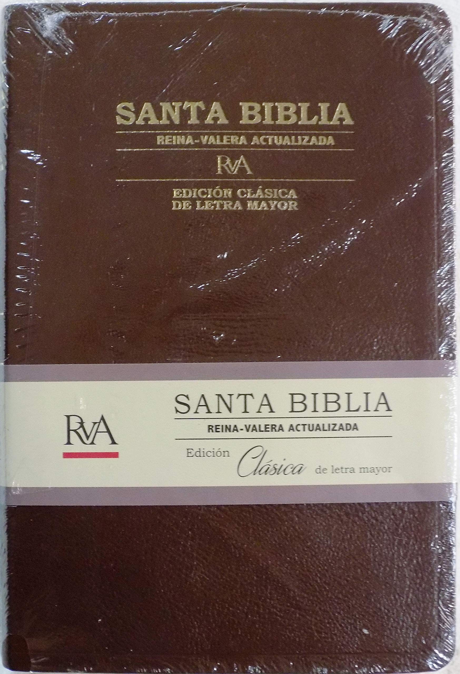 Biblia RVA Ed Clásica café - Librería Libros Cristianos - Biblia
