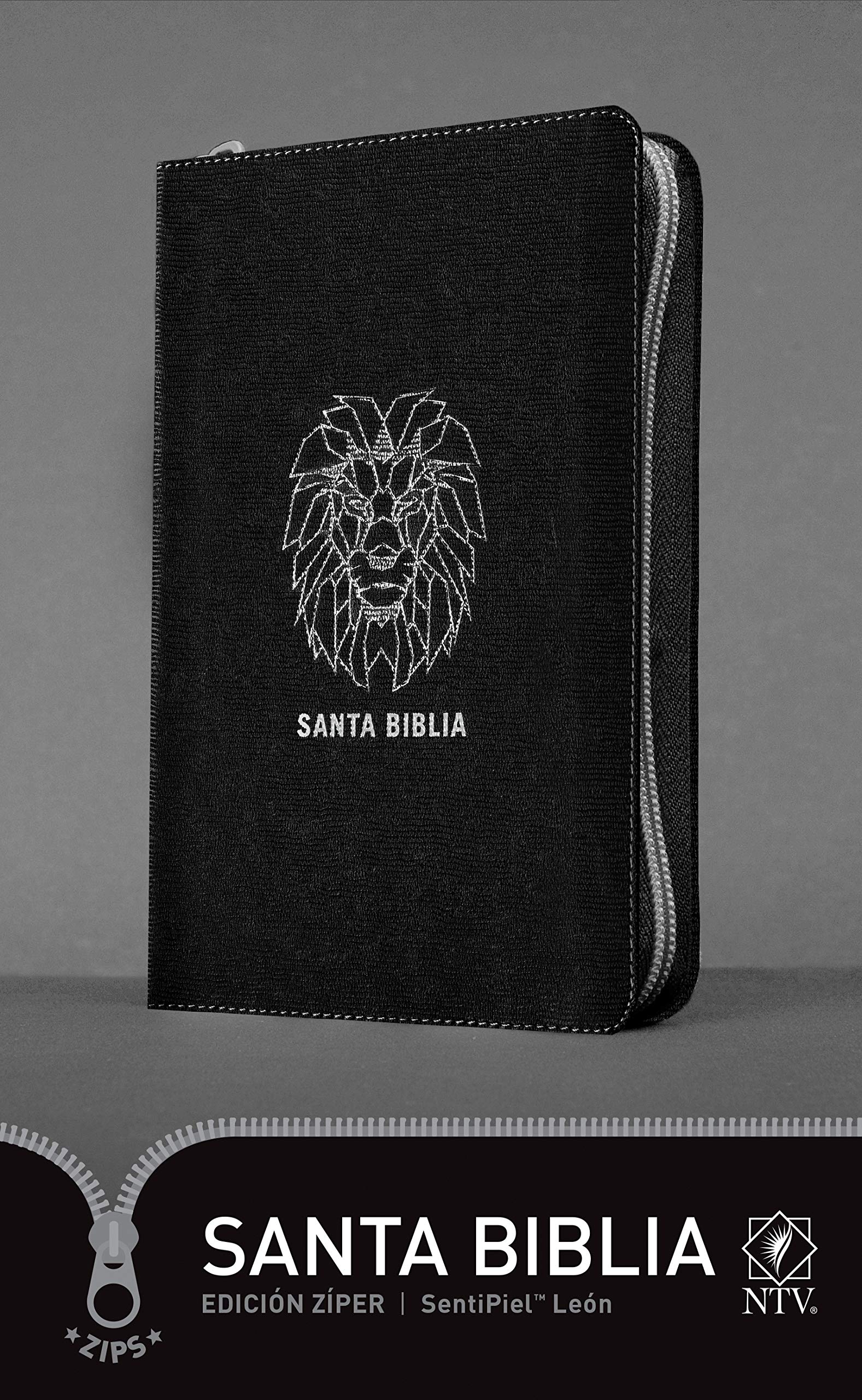 Biblia NTV edición zíper león - Librería Libros Cristianos - Biblia