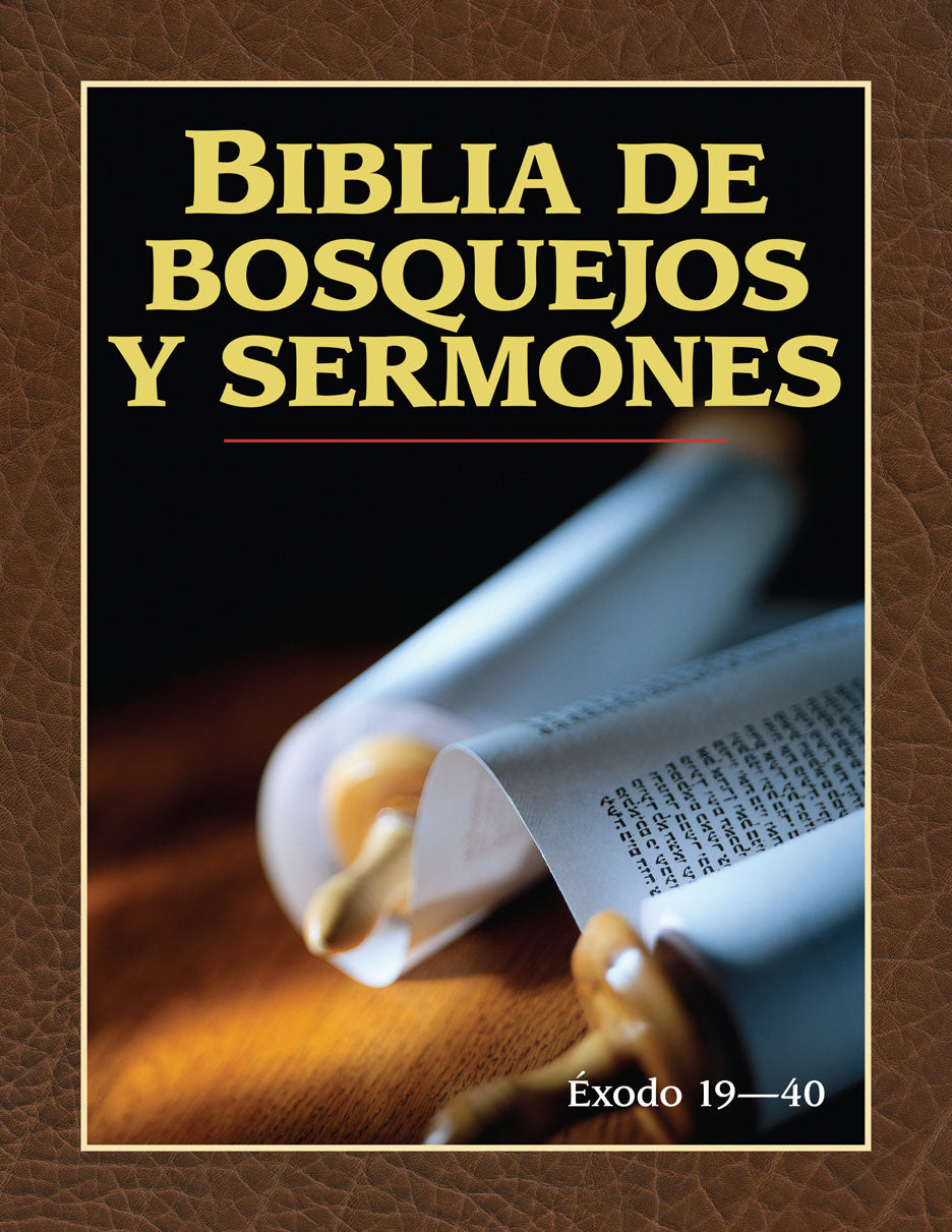 Biblia de bosquejos y sermones Exodo 19-40 - Librería Libros Cristianos - Libro