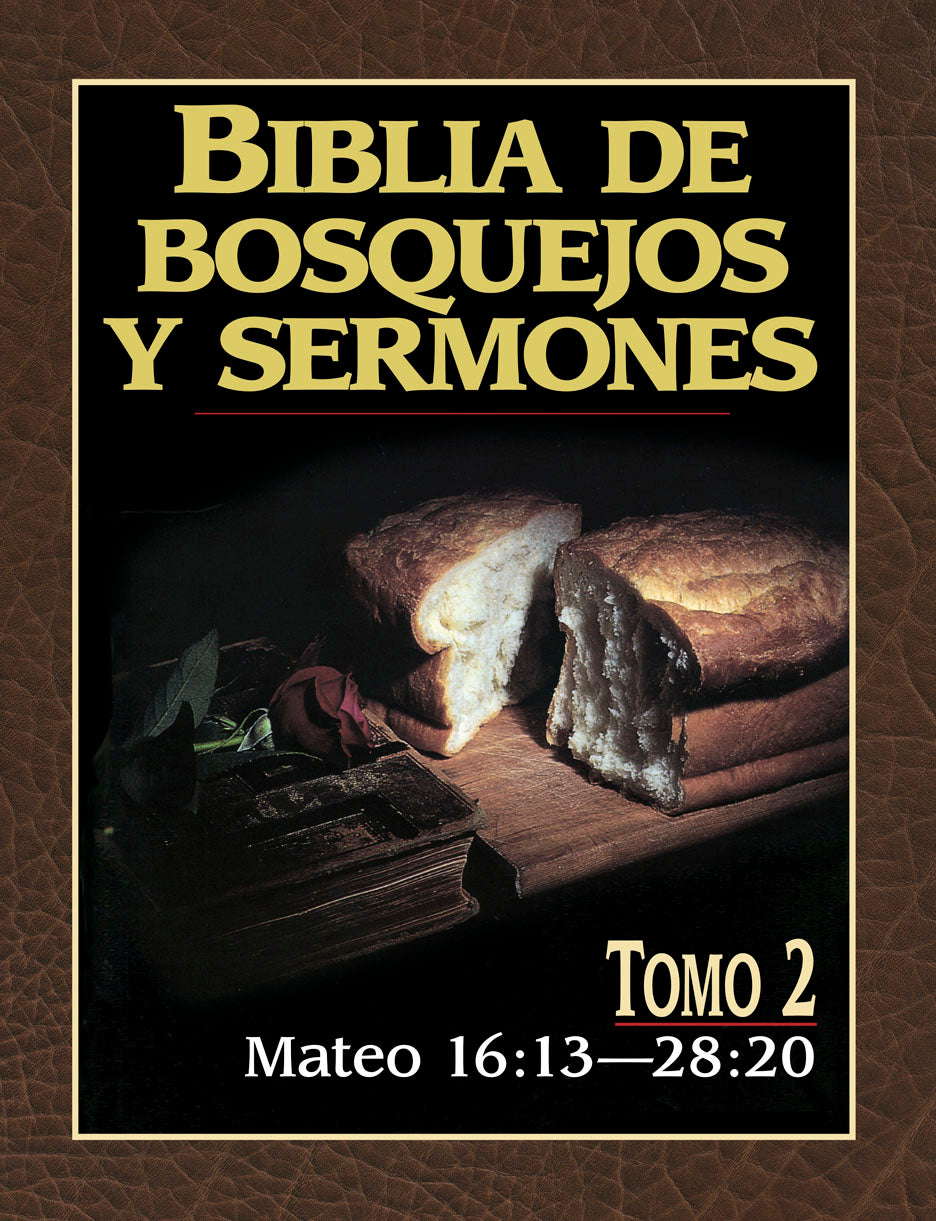 Biblia de bosquejos y sermones Mateo cap 16:13 - 28:20 Tomo 2 - Librería Libros Cristianos - Libro