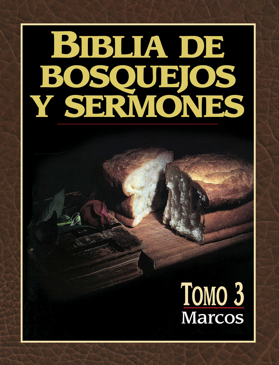 Biblia de bosquejos y sermones Tomo 3 Marcos - Librería Libros Cristianos - Libro