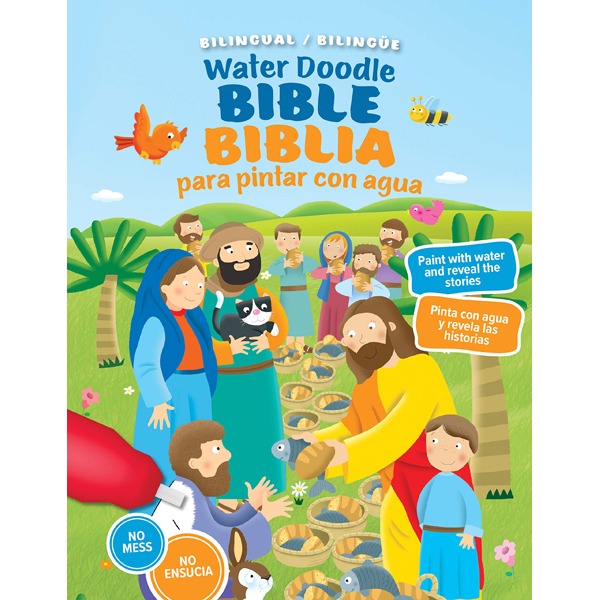 Biblia para pintar con agua Bilingüe - Librería Libros Cristianos - Biblia