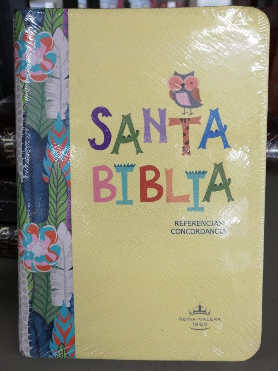 Biblia RVR60 Amarilla con referencias y concordancia - Librería Libros Cristianos - Biblia