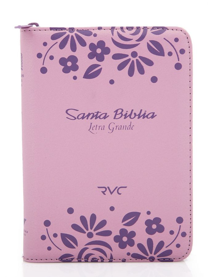 Biblia RVC chica imitación piel rosado - Librería Libros Cristianos - Biblia