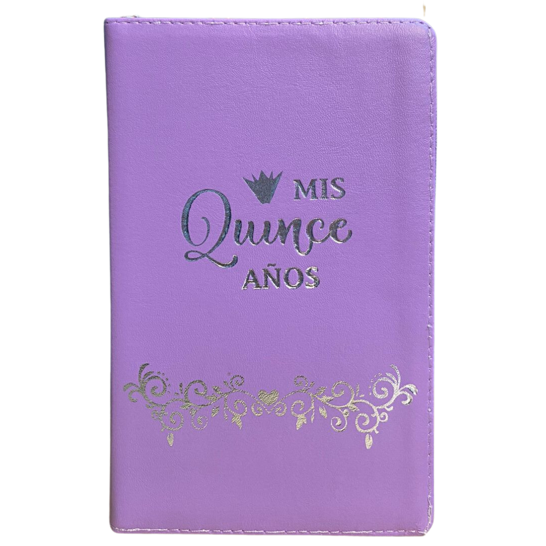 Biblia RV1960 XV años promesas letra grande