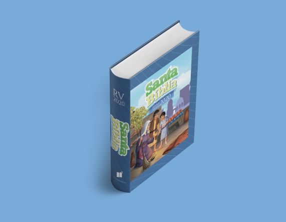 Biblia RVR2020 Para niños azul TD