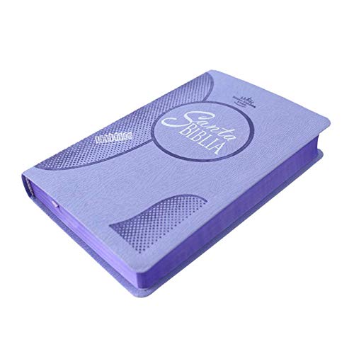 Biblia De Letra Grande Reina Valera 1960 Morada Imitación Piel