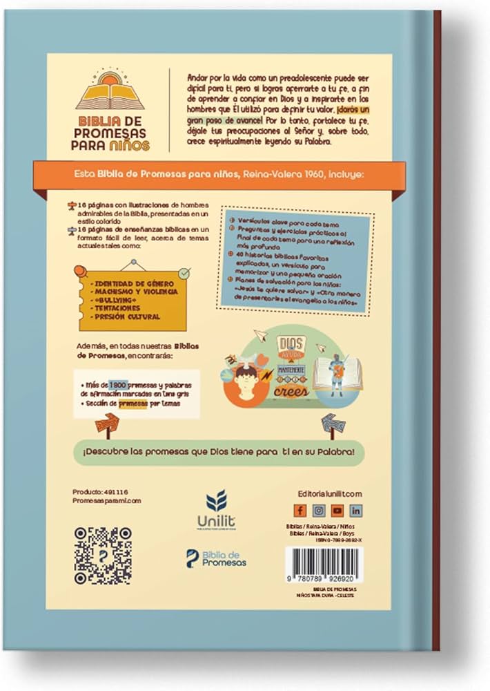 Biblia RVR1960 de promesas para niños TD