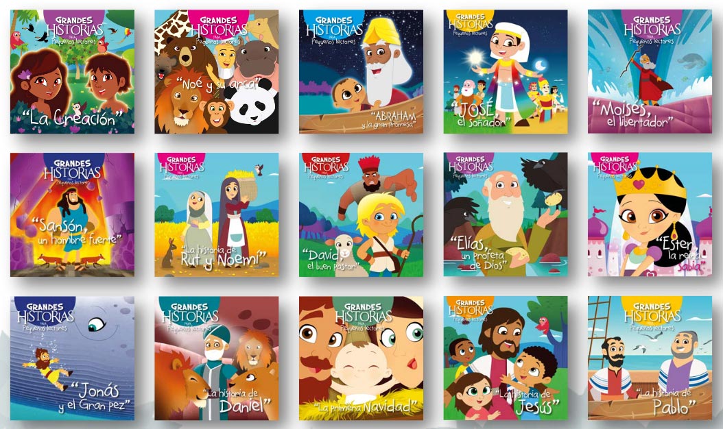 Paquete Grandes Historias - Escuelita Dominical