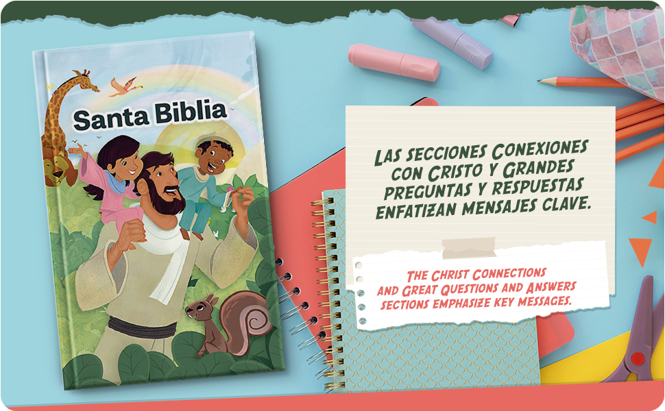 Biblia RVR1960 Para niños interactiva tapa dura