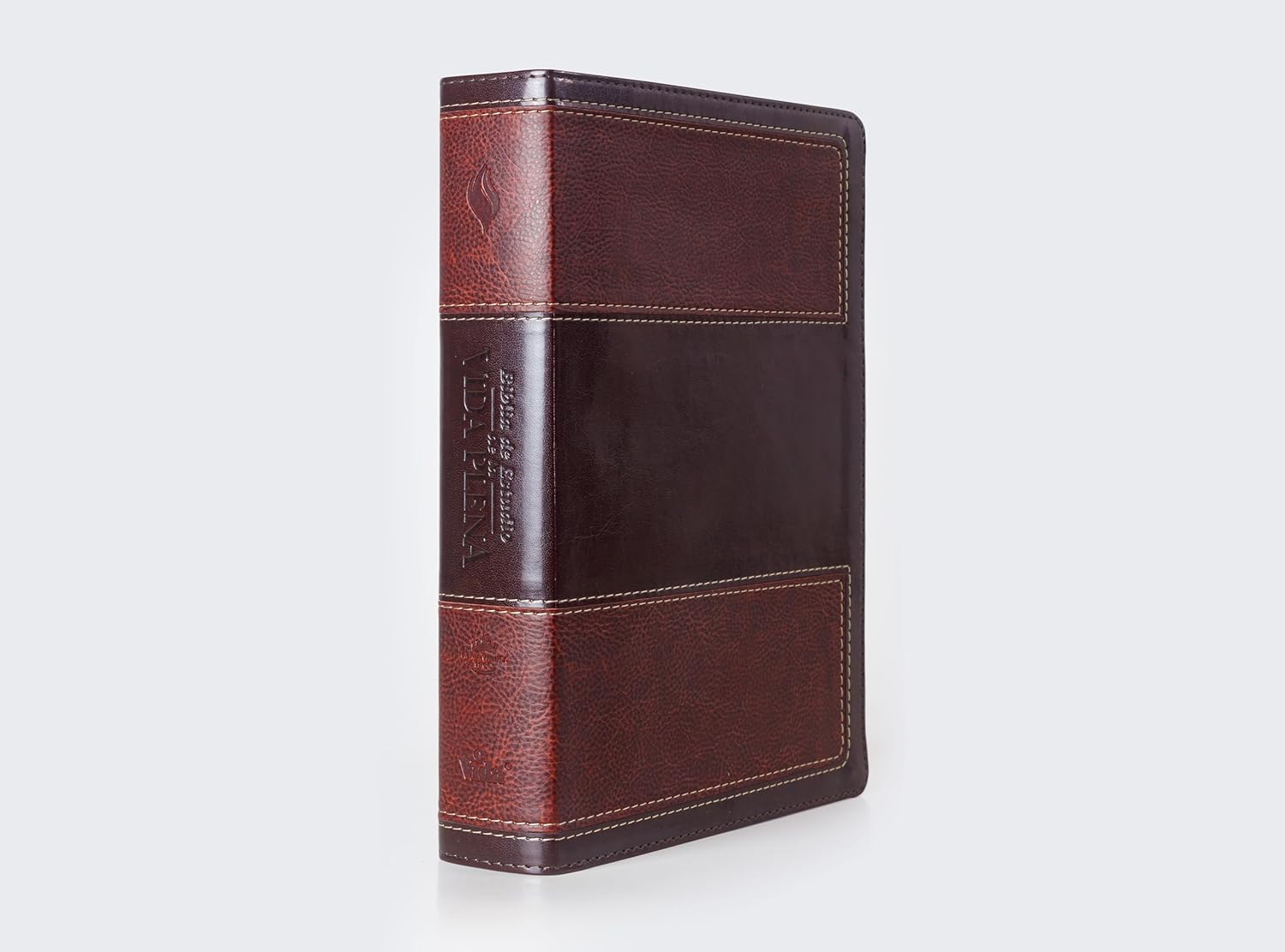 Biblia RVR60 vida plena dos tonos marron/marron