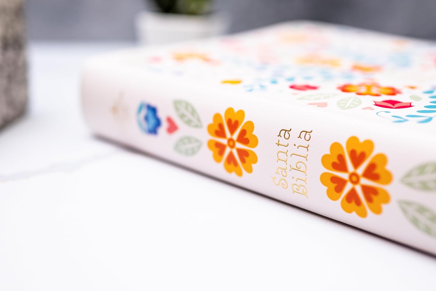 Biblia RVR60 letra supergigante floreada