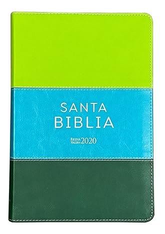 Biblia RV2020 Letra grande tricolor verde
