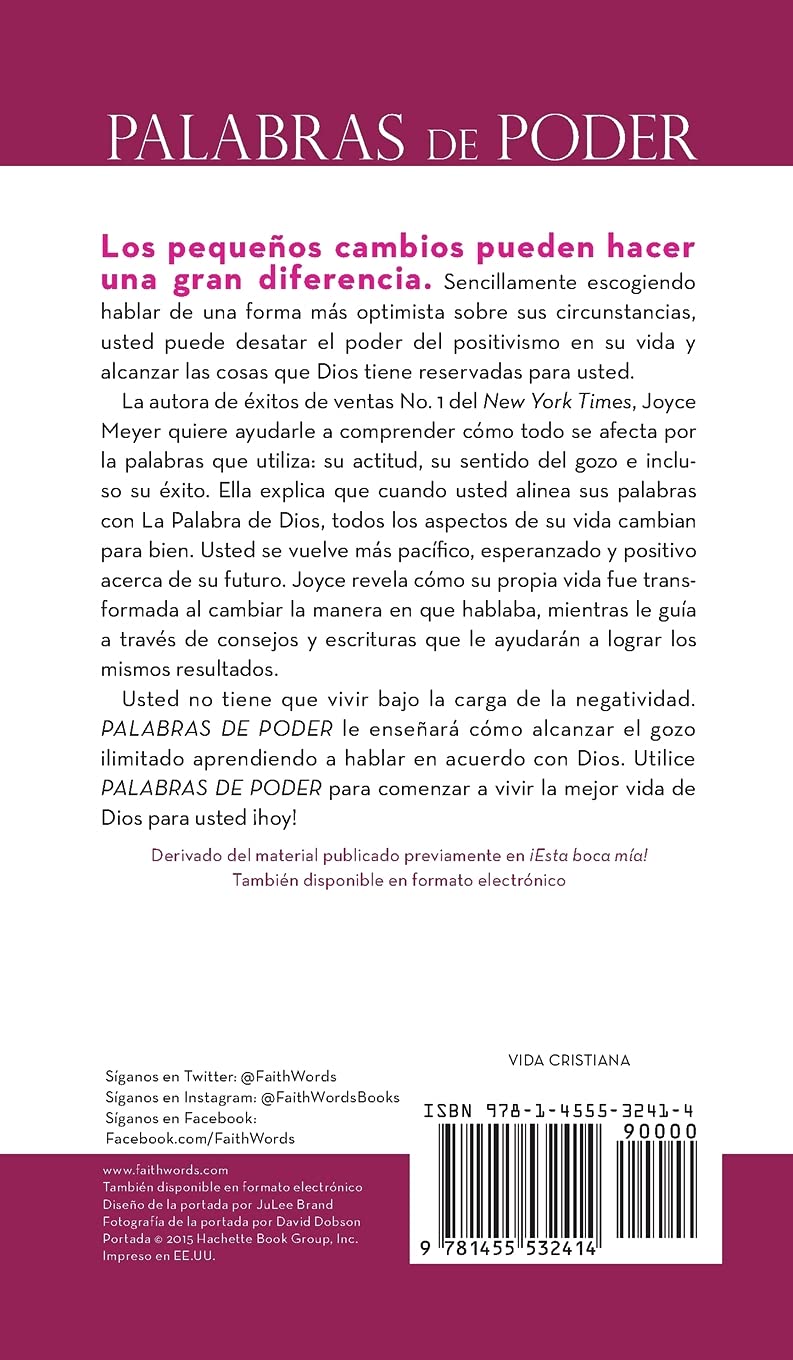 Palabras de poder Pasta Dura