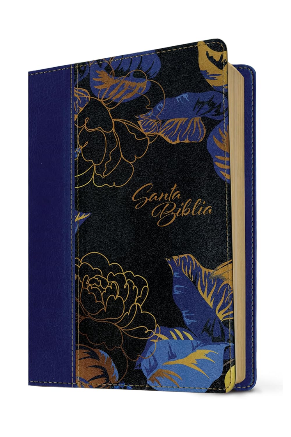 Biblia NTV manual con filament azul