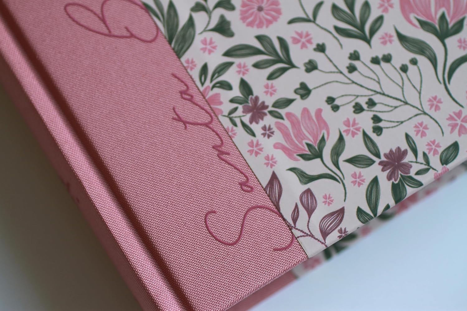 Biblia RVR1960 Apuntes rosa flores  TD