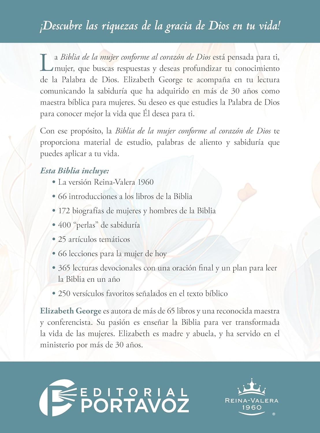 Biblia de la mujer conforme al corazón de Dios