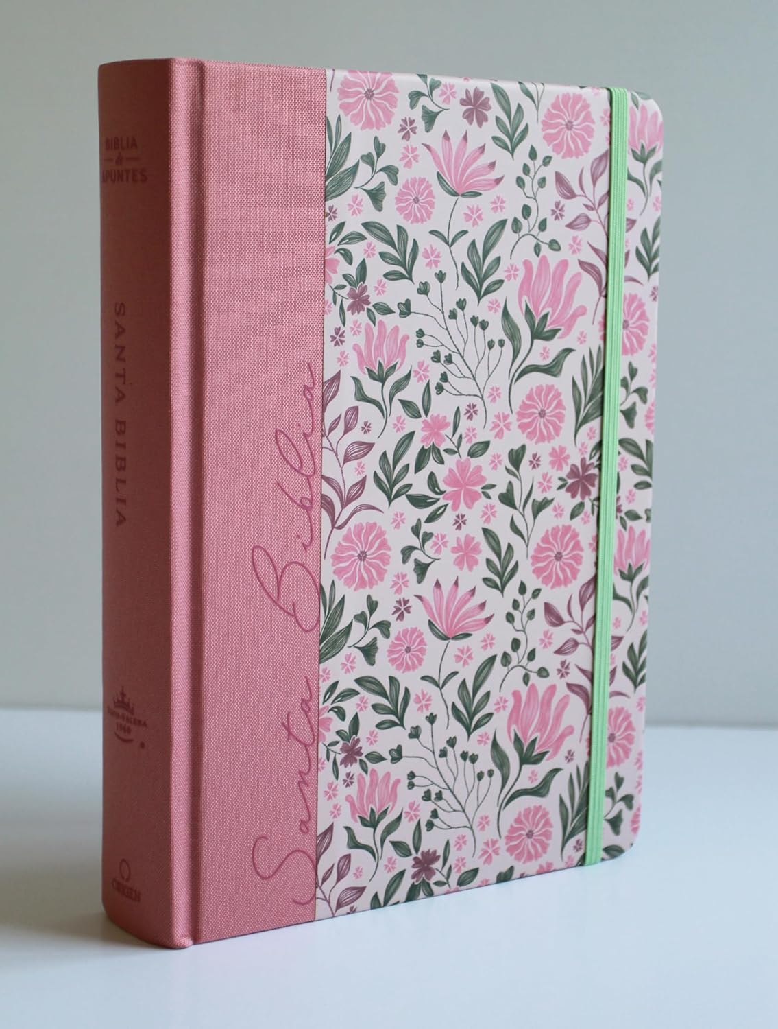 Biblia RVR1960 Apuntes rosa flores  TD