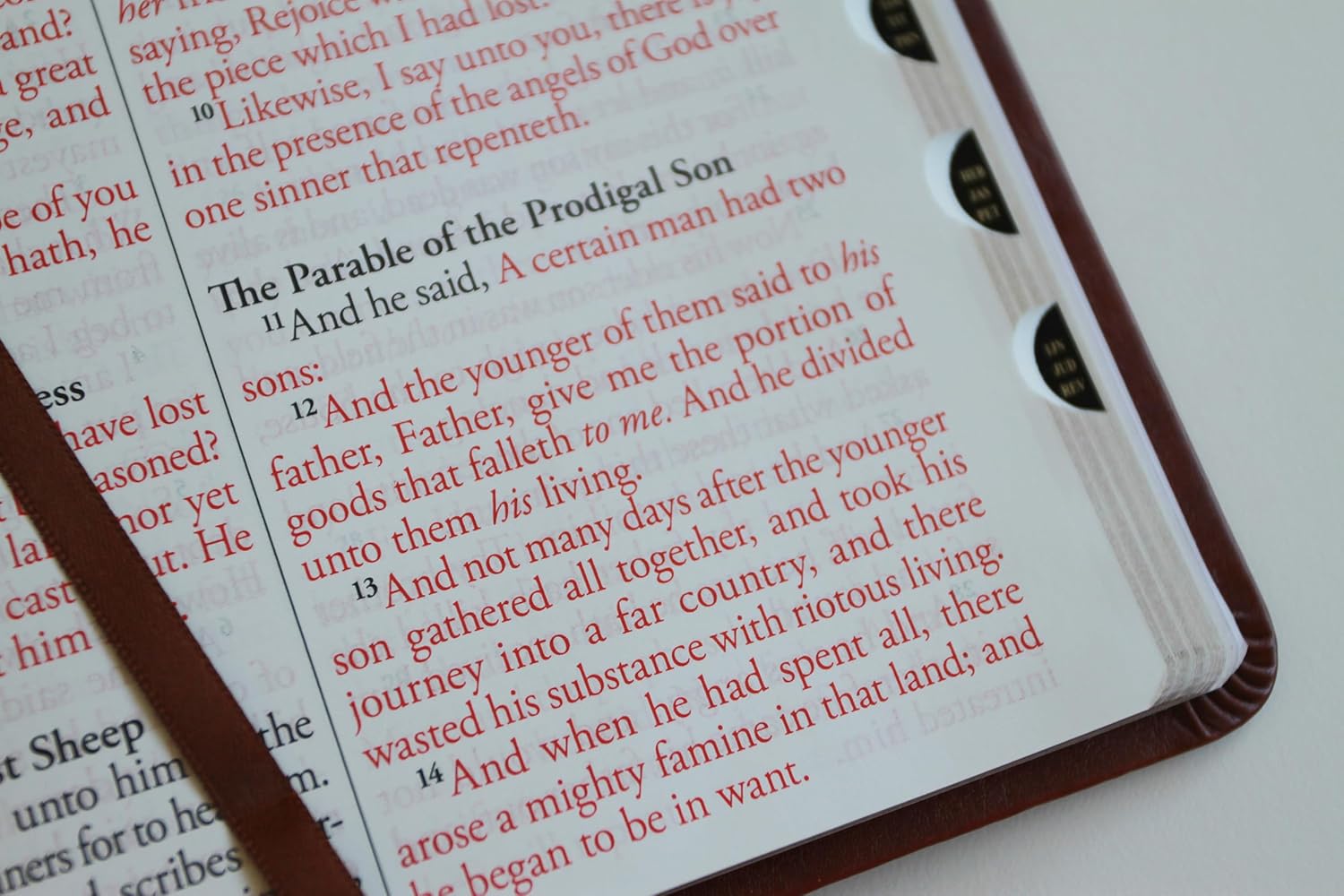 Bible KJV letra gigante café