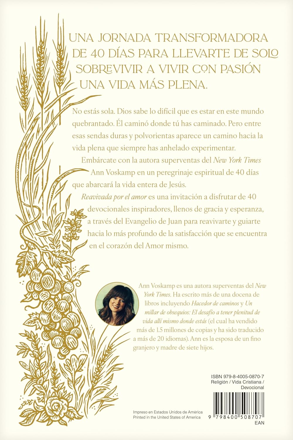 Reavivada por el amor