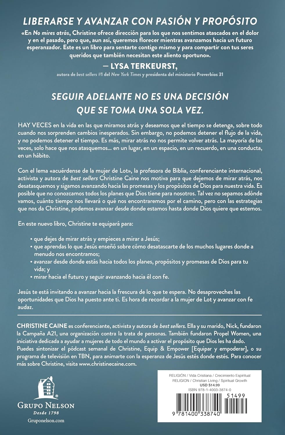 No mires atras