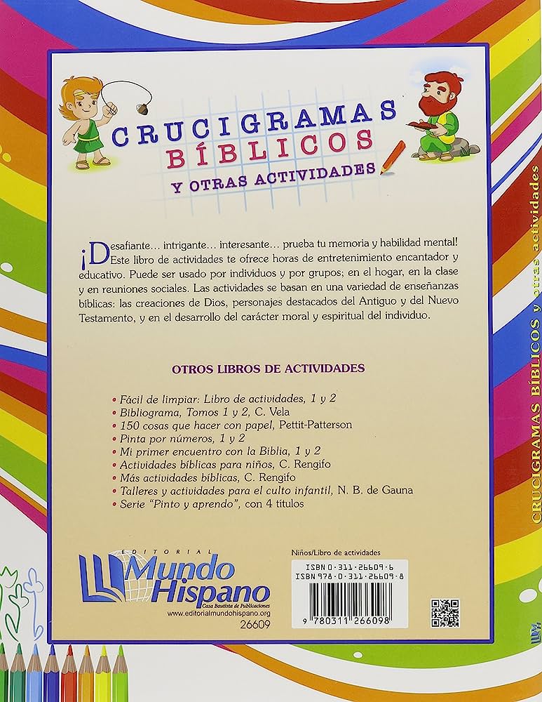 Crucigramas biblicos y otras actividades
