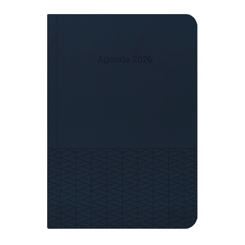 Agenda 2026 Hombres - Azul piel