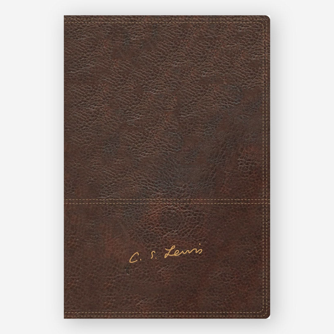 Biblia RVR77 Reflexiones de C. S. Lewis Leathersoft Cafe