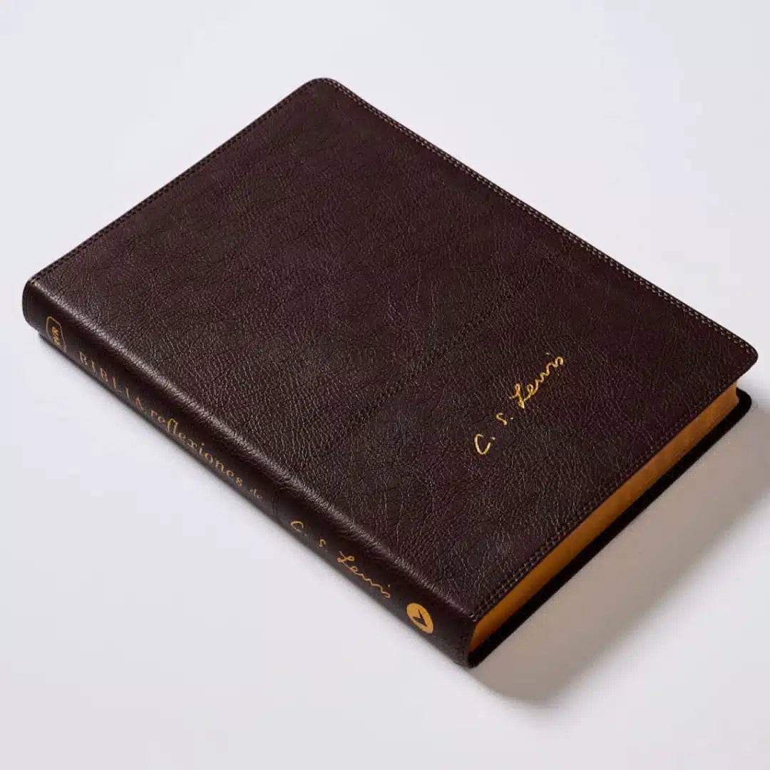 Biblia RVR77 Reflexiones de C. S. Lewis Leathersoft Cafe