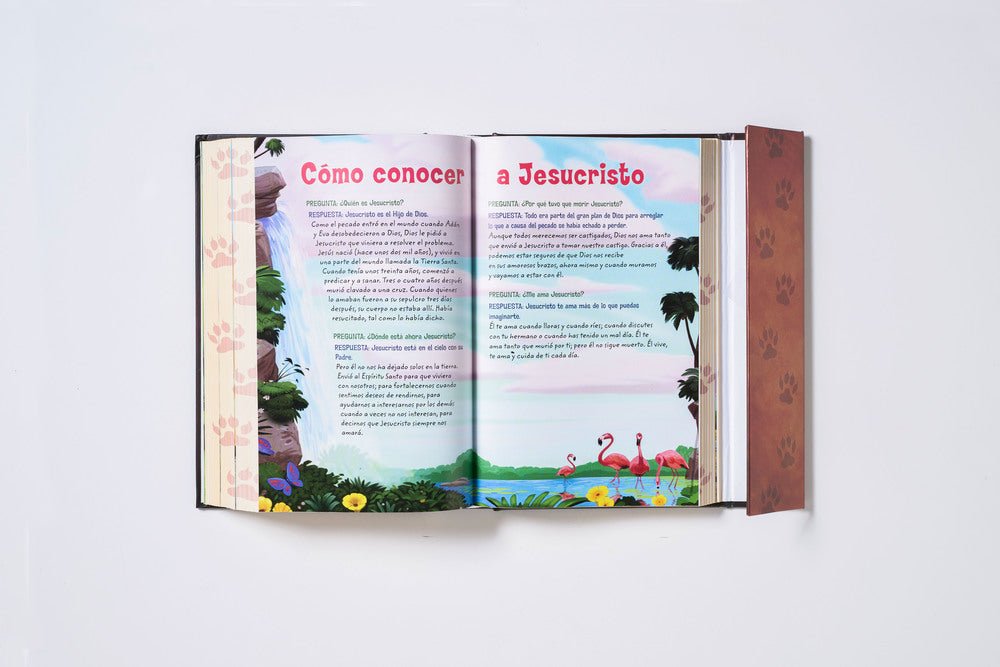 Biblia NBLA Aventura Leon TD cafe Interior a color solapa e iman
