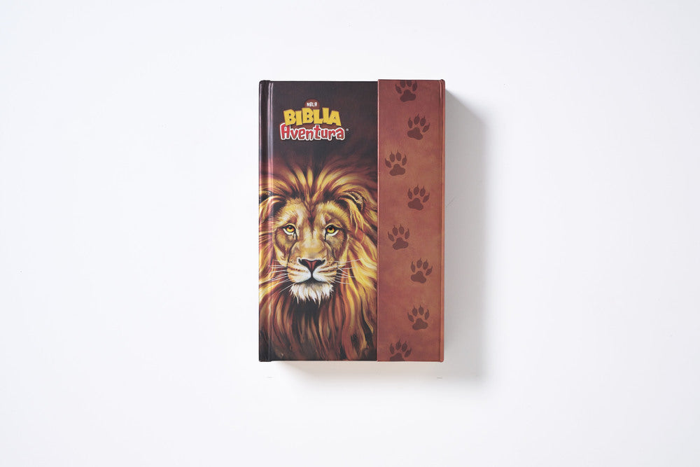 Biblia NBLA Aventura Leon TD cafe Interior a color solapa e iman