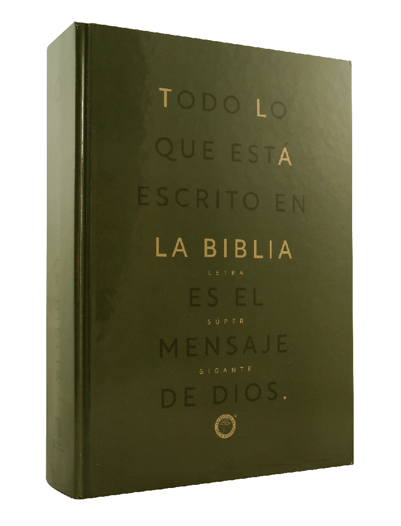 Biblia TLA grande verde Letra super gigante