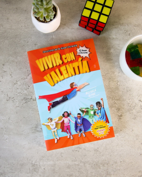 Vivir con valentía devocional de fe para niños de 6 a 12 años