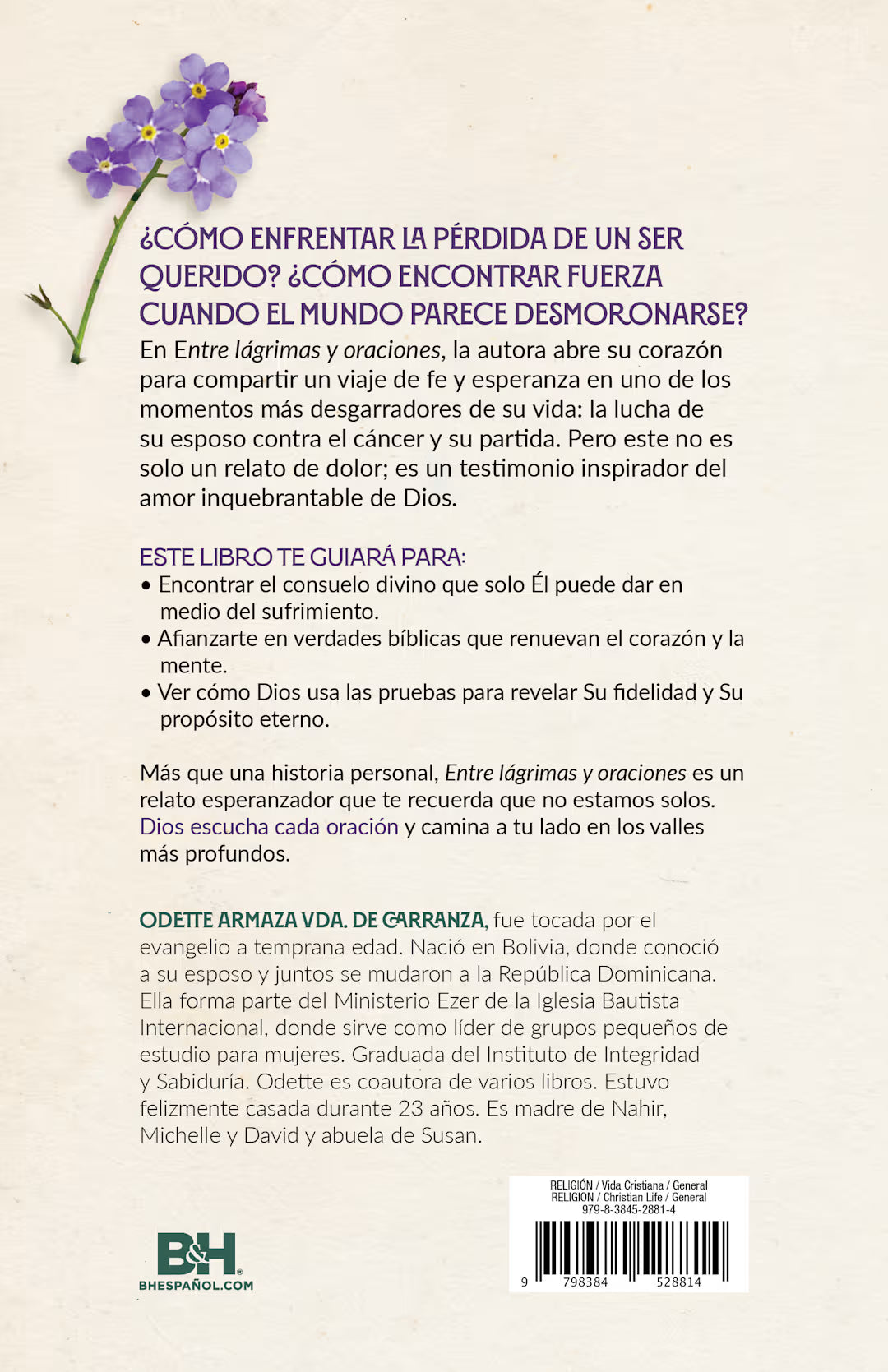 Entre lagrimas y oraciones