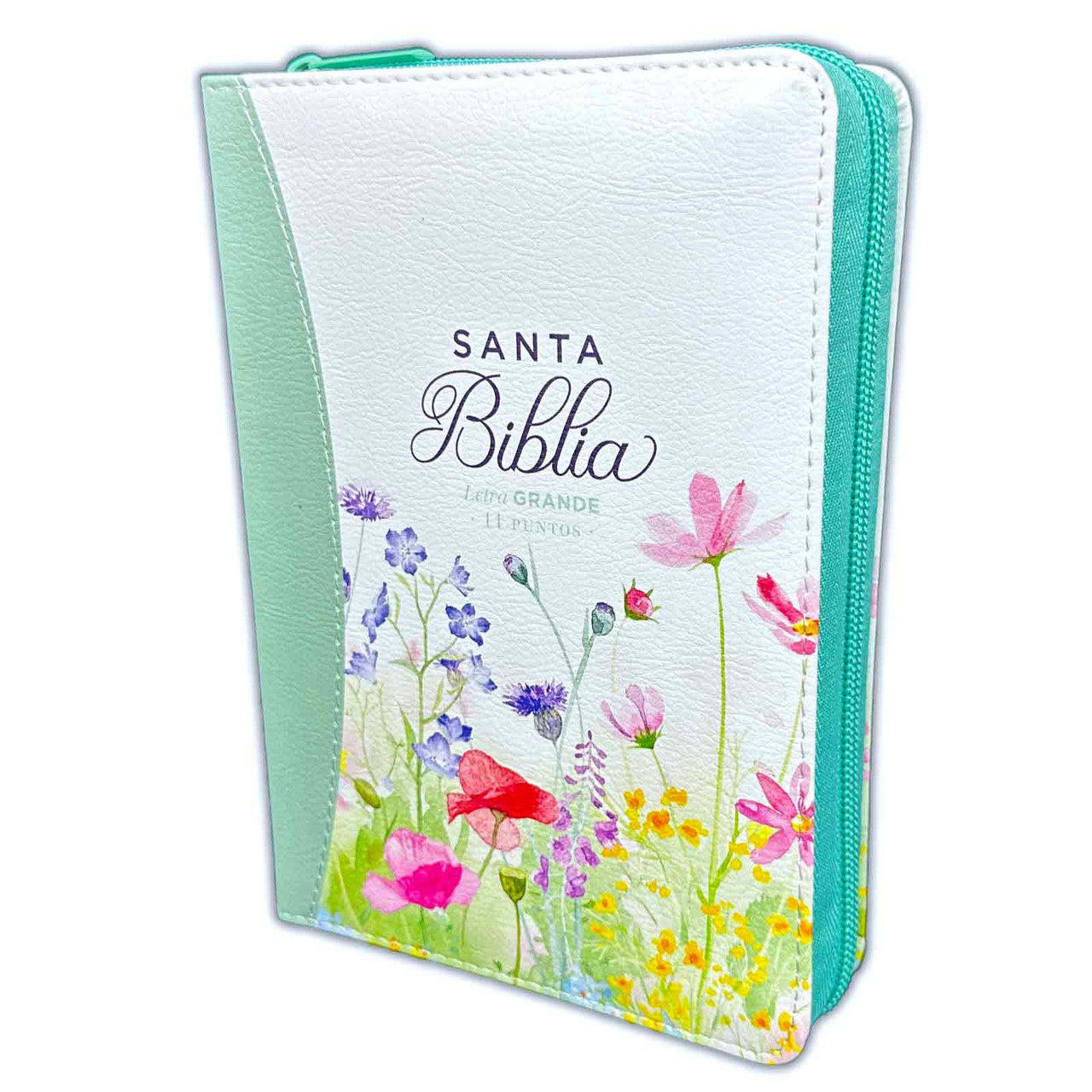 Biblia RVR60 Primaveral turquesa