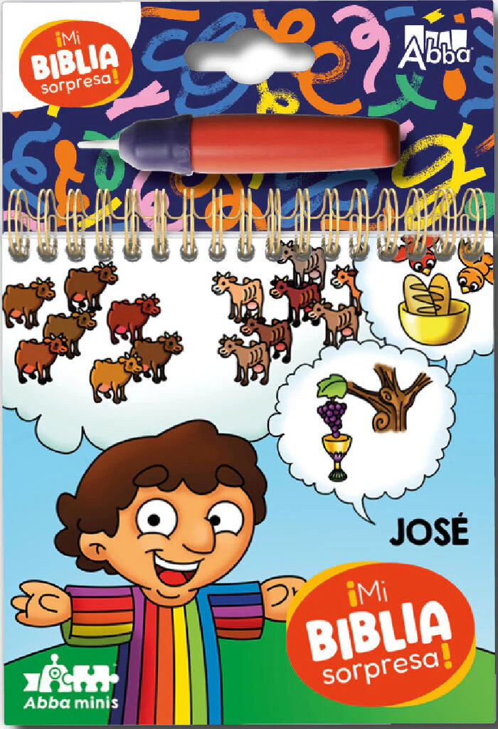 Mi Biblia sorpresa Jose pinta con agua