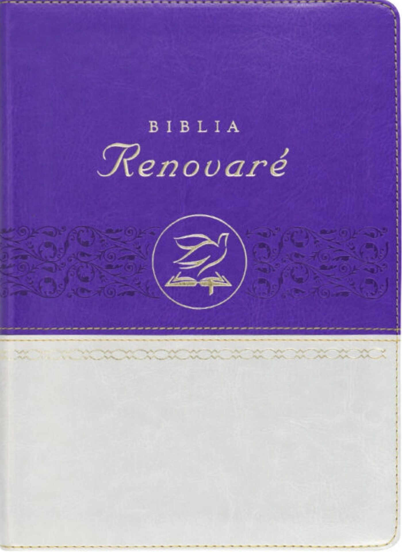 Biblia RV1960 Renovare violeta/beige