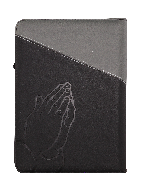 Biblia RVR60 de estudio oraciones gris negro