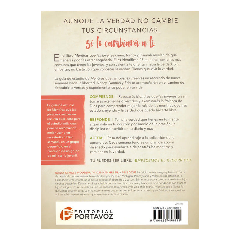 Mentiras Que Las Jóvenes Creen Guía De Estudio